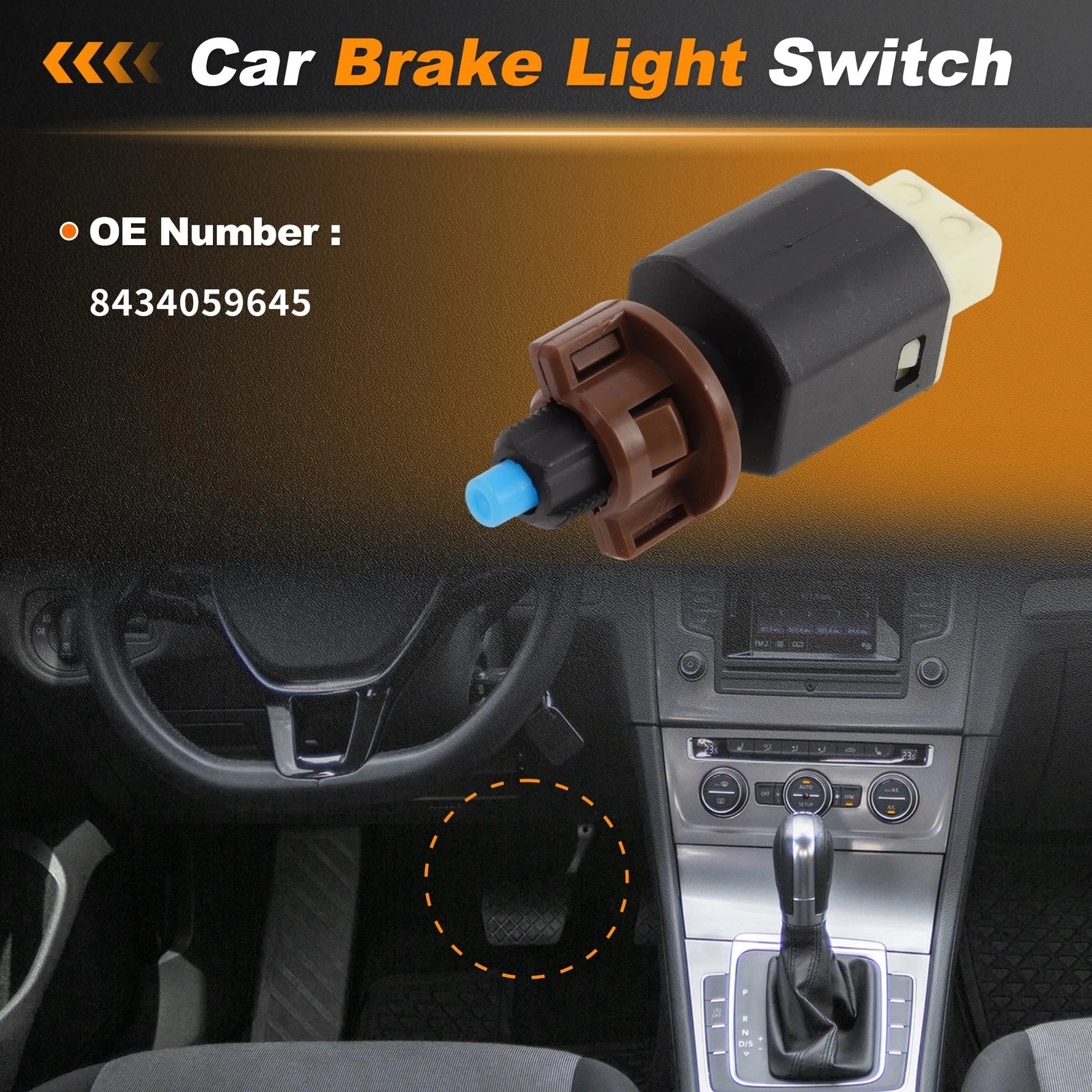 Brake Light Switch for Toyota Prius (2013–2015) 84340-59645