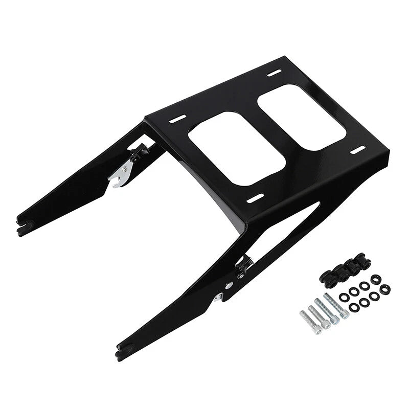 Chrome/Black Mounting Rack for Harley Softail Sport Glide (2018–2022)