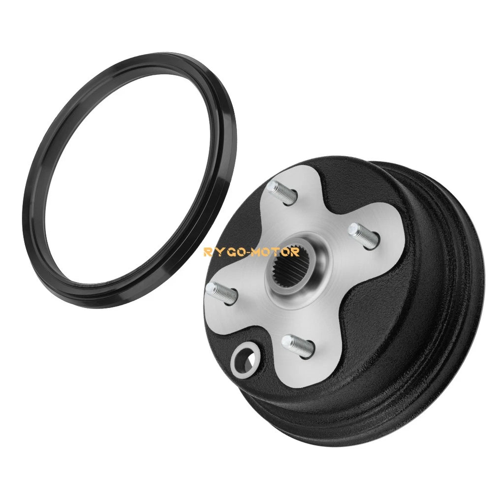 Rear Wheel Brake Drum Hub w/Seal for Yamaha Timberwolf 250 (1992–1993)