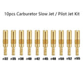 10pcs Carburetor Slow Pilot Jet Kit for PWK Keihin OKO CVK (#32-#55)