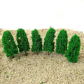 40Pcs Model Trees for DIY Train Railroad Layout Diorama HO OO Scale 8cm