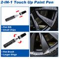 Gloss Black Wheel Hub Touch Up Paint Pen for Universal Use (1 pc)