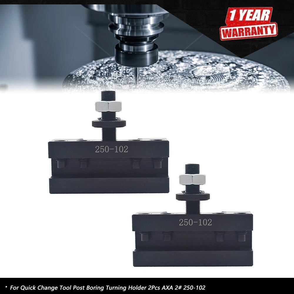 2Pcs Quick Change Tool Post Boring Turning Holder for AXA 250-102