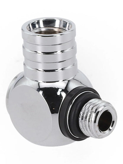 Swivel Adaptor Connector for Scuba Diving 360° Rotation
