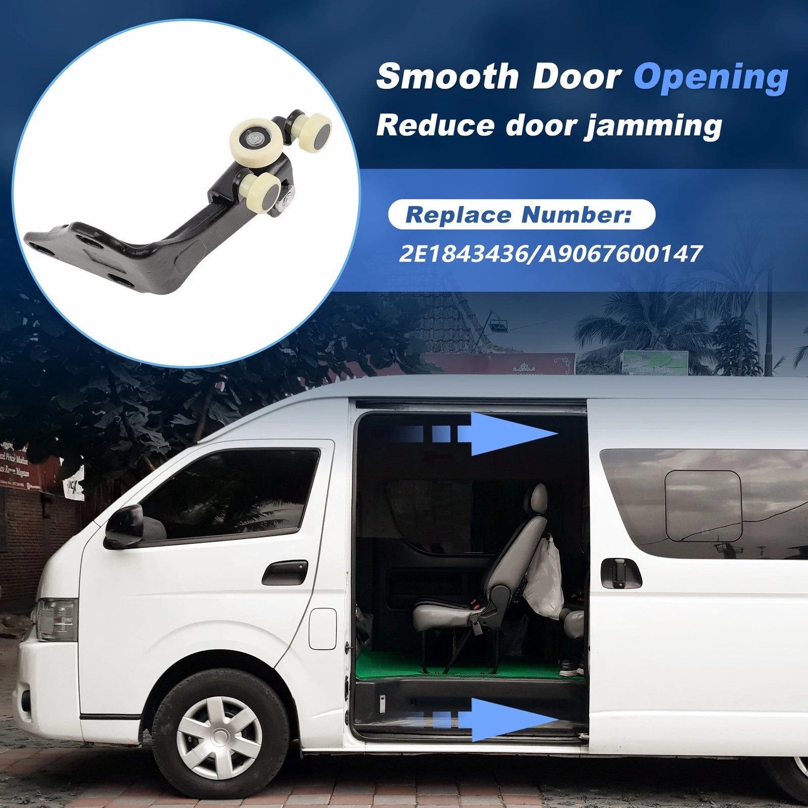 Sliding Door Roller Replacement for Mercedes-Benz Sprinter W906 (2006–2021)