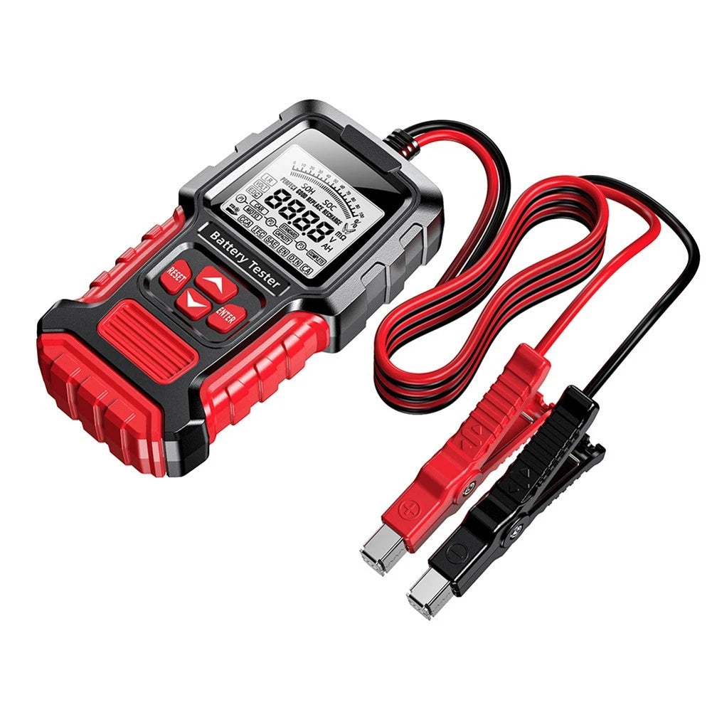 Internal Resistance Tester for Motorcycle and Car Batteries with LCD Display