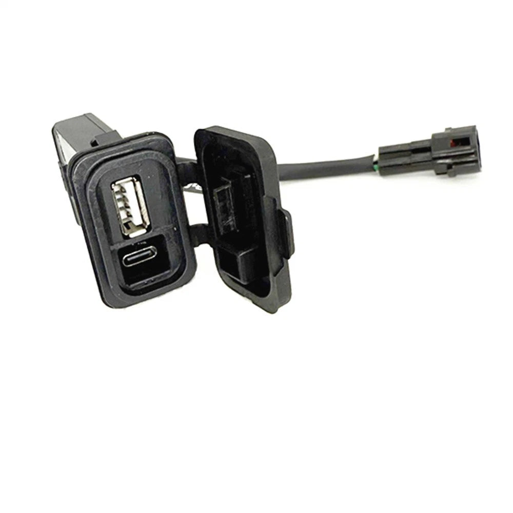 Fast Charger Adapter Type C + USB for CFMOTO 800NK 450NK 250SR (2023–2024)