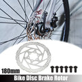 Steel Floating Disc Brake Rotor 6 Bolt for Bicycle 180mm (1 Pcs)