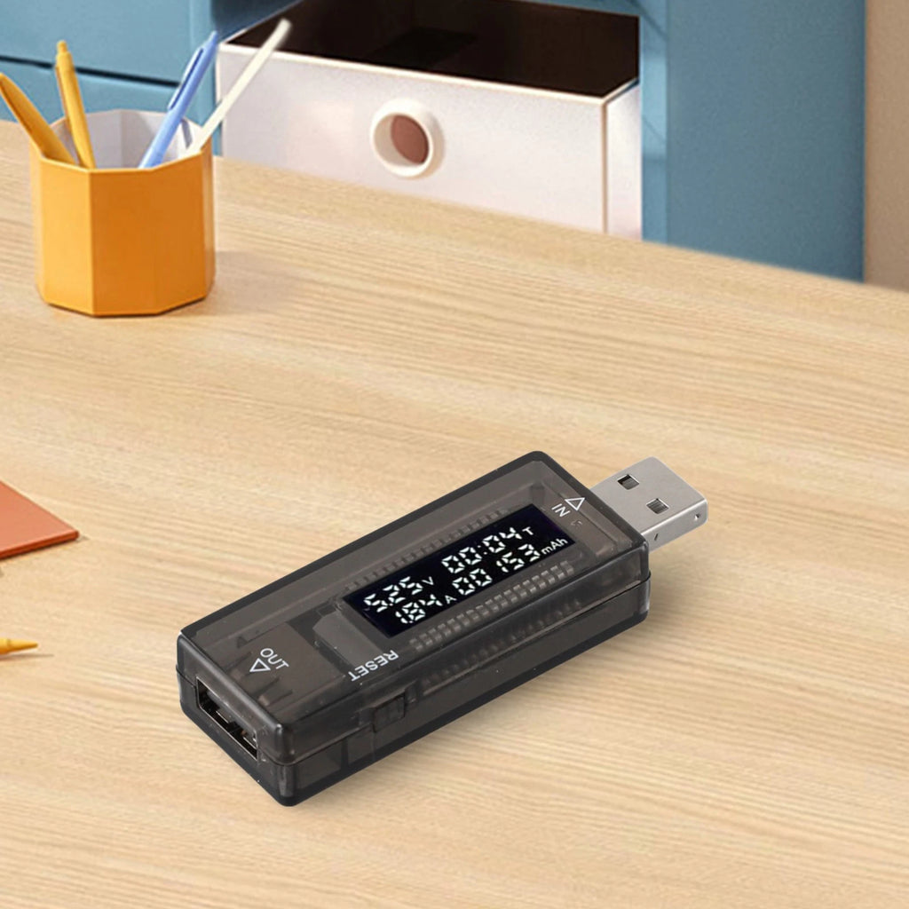 USB Current Meter with LCD Display for Automotive Use