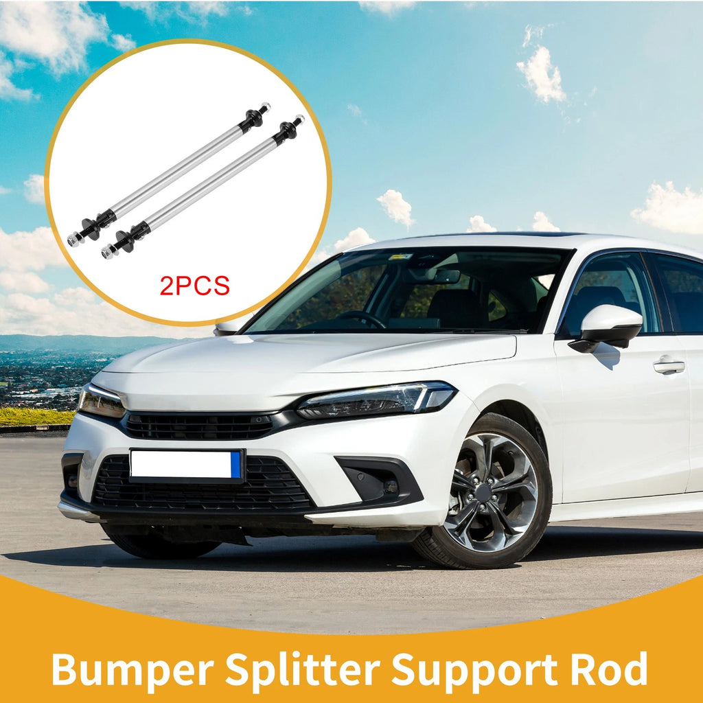 2X Adjustable Front Bumper Lip Splitter Strut for Universal Fit (150mm)