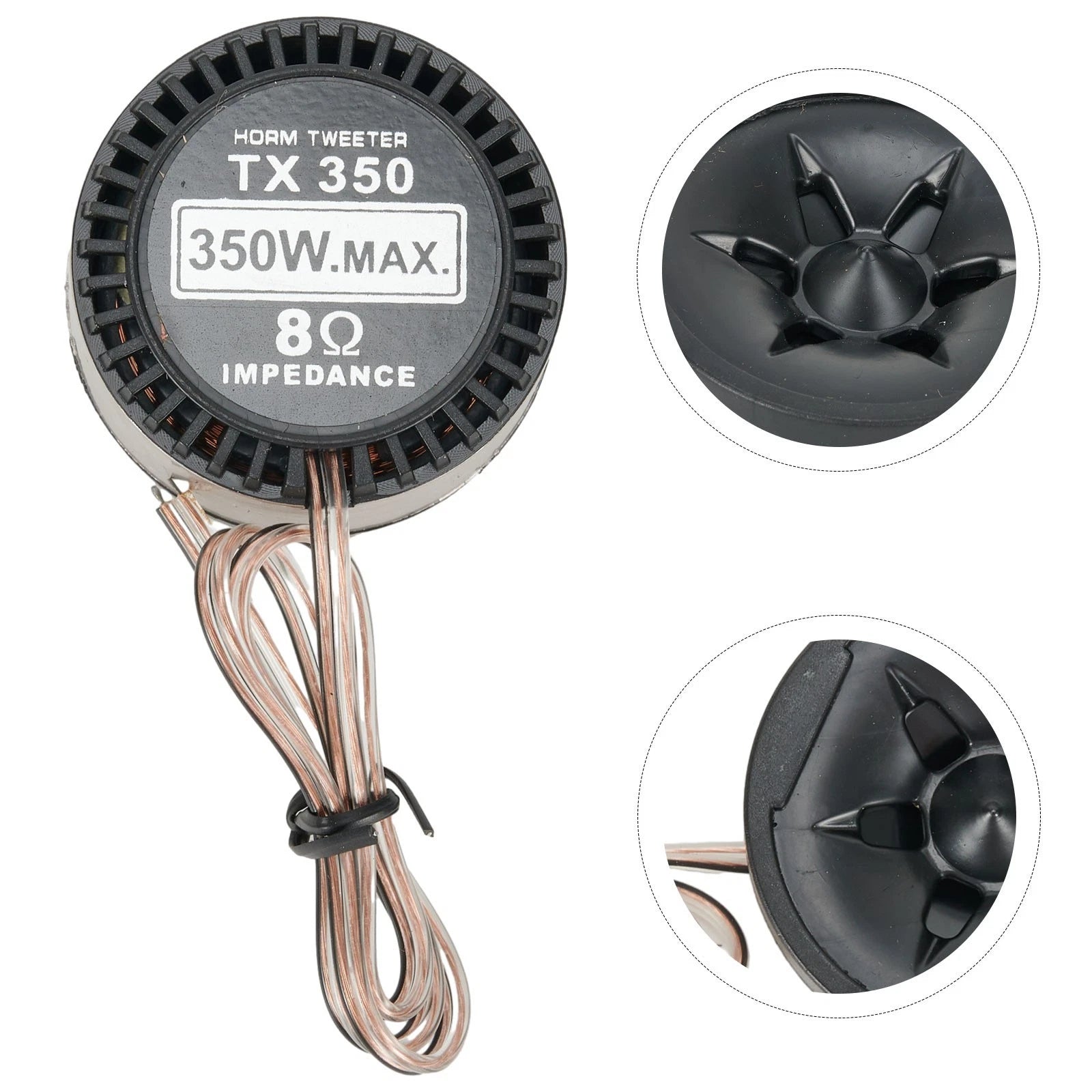 2X 350W Car Speaker Tweeter for Universal Fit