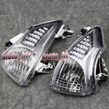Clear Turn Signal Indicator Blinker Lens for Kawasaki ZX10R (2008–2009)