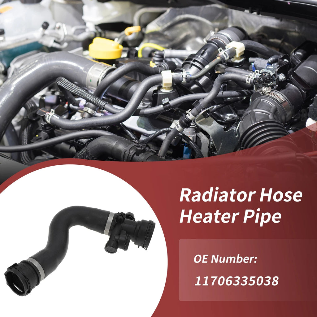 Upper Radiator Coolant Hose Replacement for BMW X3 2.5L 3.0L (2007–2010)