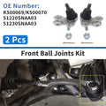 2 Pcs Front Lower Ball Joints Replacement for Honda Civic (2006–2011)