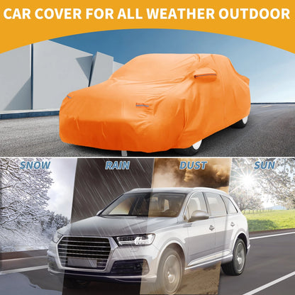Car Cover Waterproof All Weather with Zipper for Mazda MX-5 Miata (2010–2018)