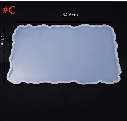 Silicone Coaster Molds for Cake Fruit Holder DIY (No specific make/model)
