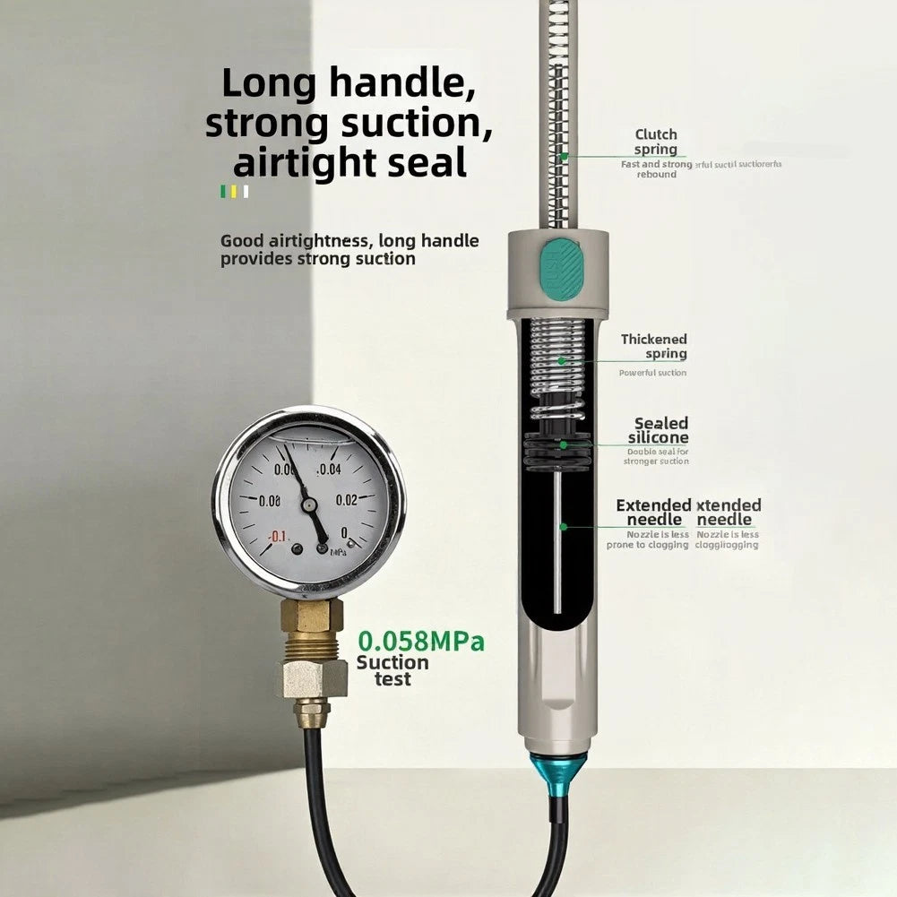 Manual Solder Sucker for High-Temperature Soldering
