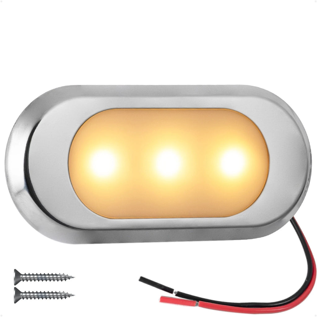 Ultra-Flat LED Courtesy Light for Universal Vehicles (12V)