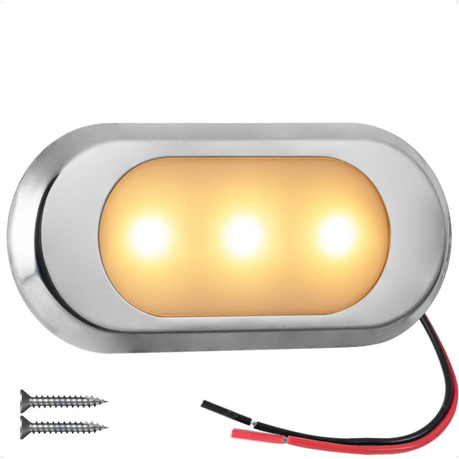 Ultra-Flat LED Courtesy Light for Universal Vehicles (12V)