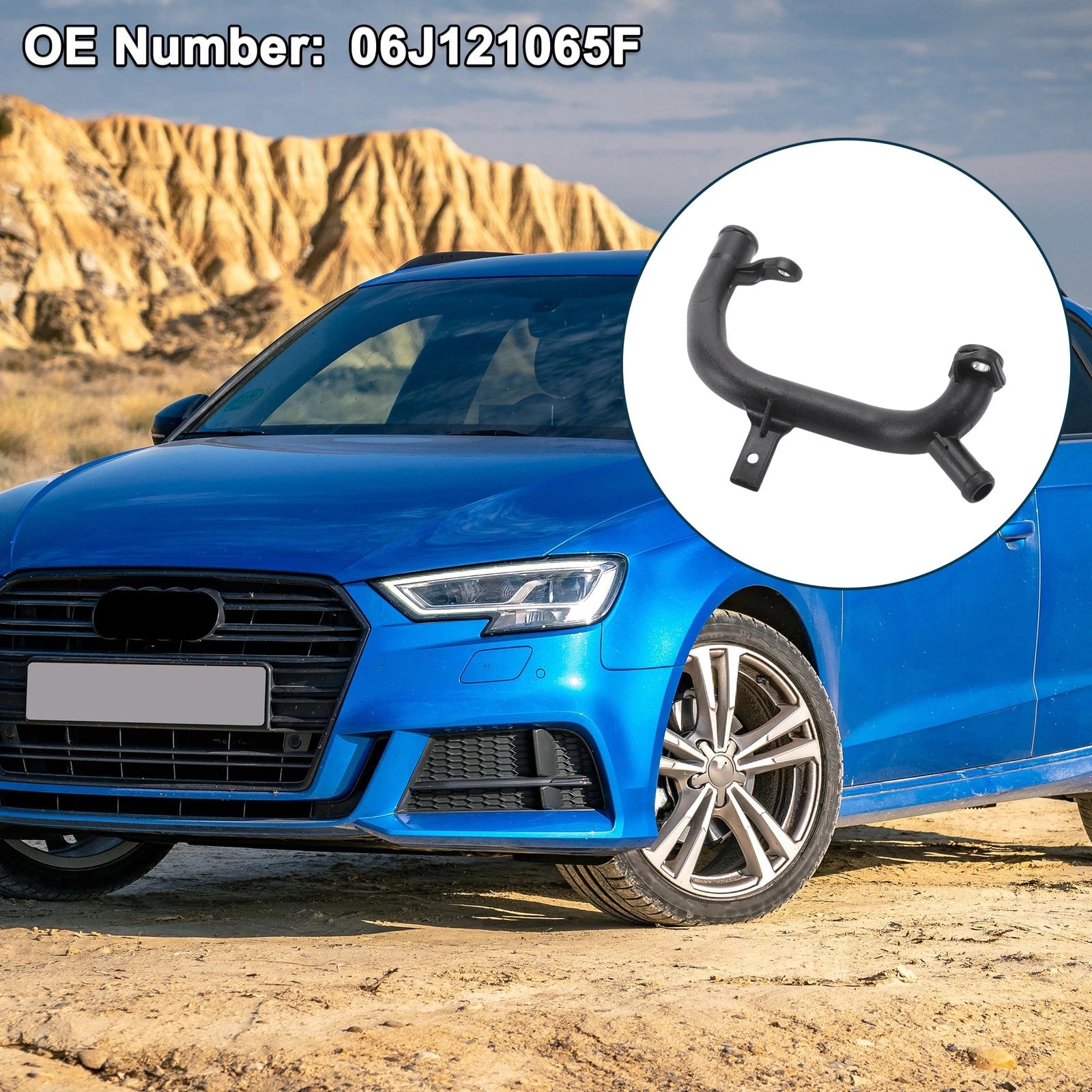Radiator Hose Coolant Tube Replacement for Audi A3 (2008–2017)