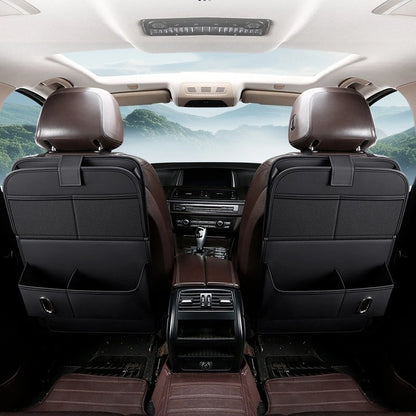 Car Seat Back Organizer Bag for Universal Fit (2010–2023) - Waterproof PU Leather