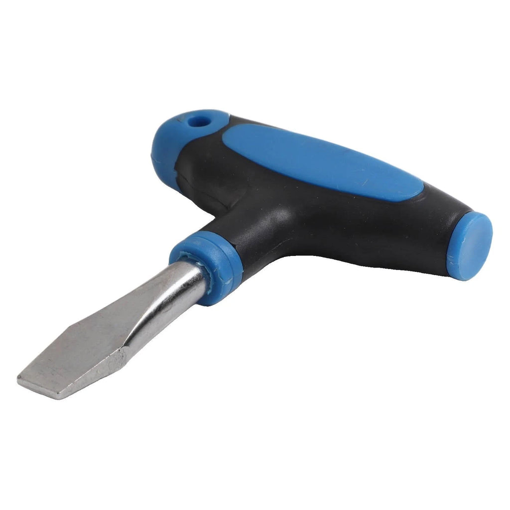 Ergonomic T Handle Flathead Screwdriver for Easy Access to Slotted Screws