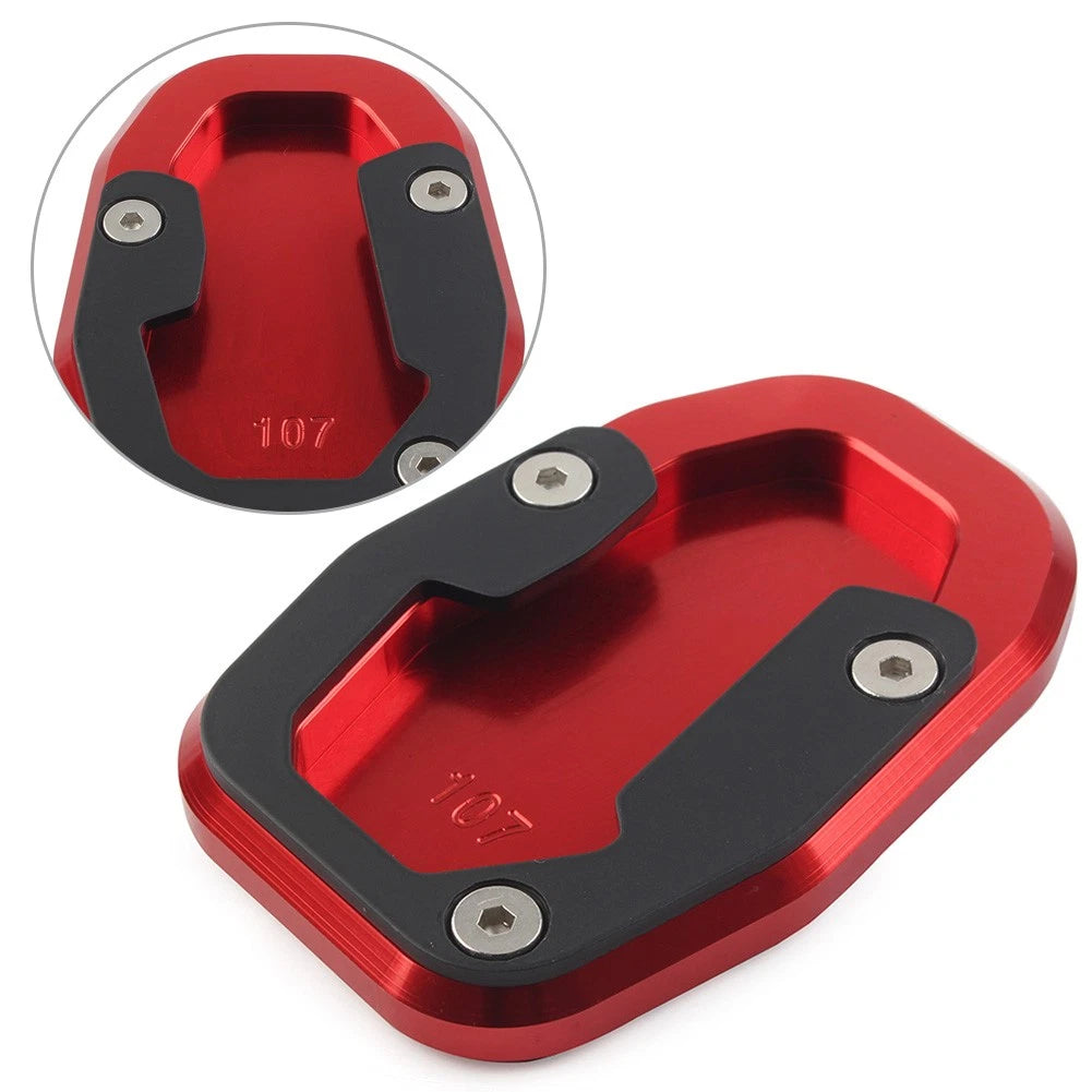 Motorcycle Side Stand Enlarger Plate Aluminum Alloy For Ducati desert X 2022+