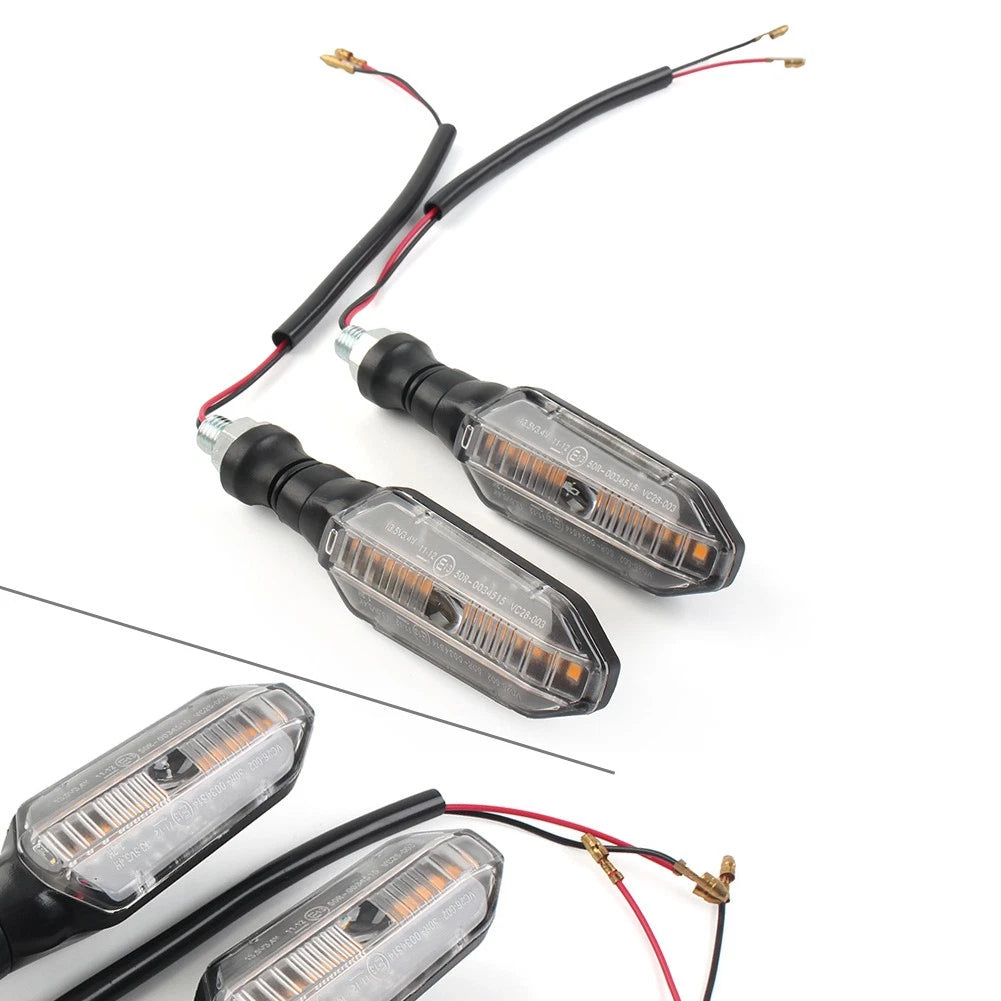 2pcs LED Turn Signals Blinker Light Indicator For Kawasaki Honda Yamaha Suzuki