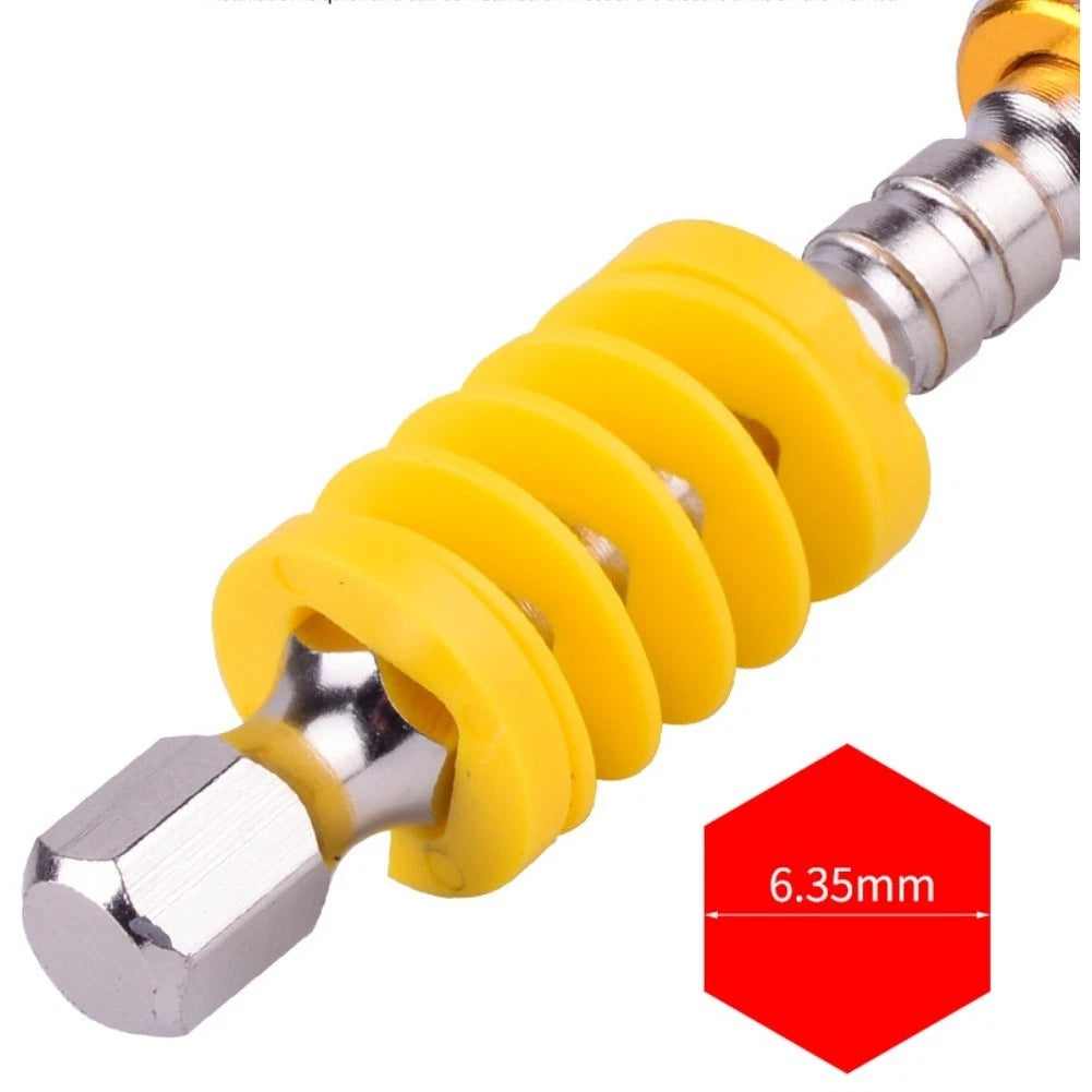 Spring Loaded Magnetic Screwdriver Bit 60mm 6.35mm Hex
