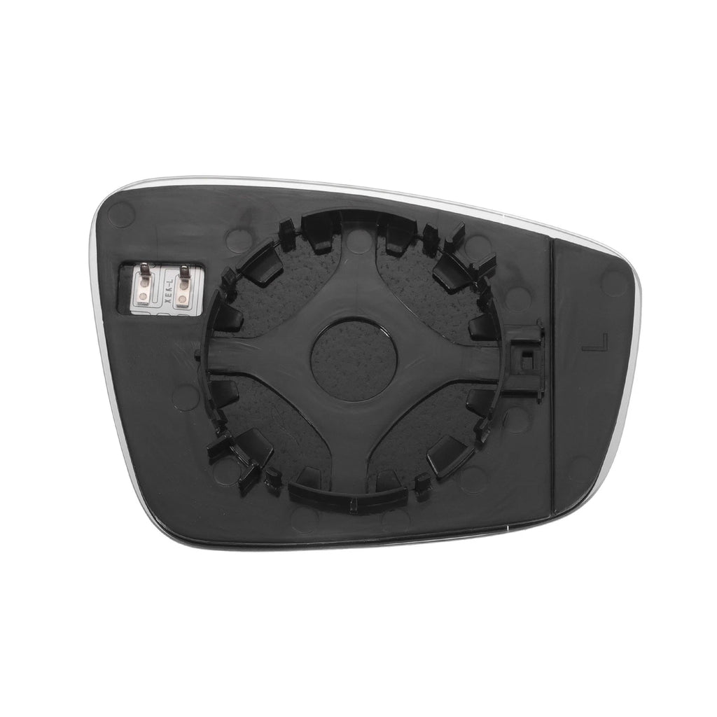 Left Side White Mirror Glass w Heated for Volkswagen Beetle Jetta (1999–2010)