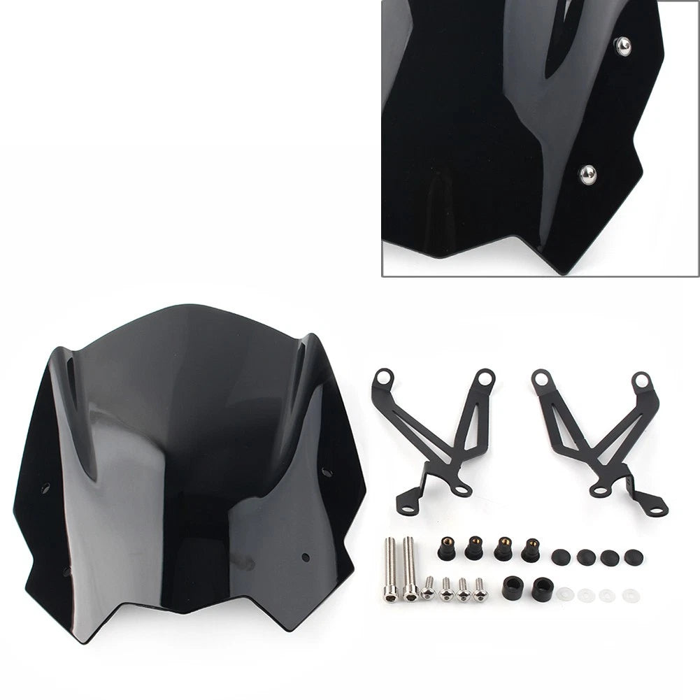 ABS Black Windshield for BMW G310R (2017–2018) Wel-65YF782-1