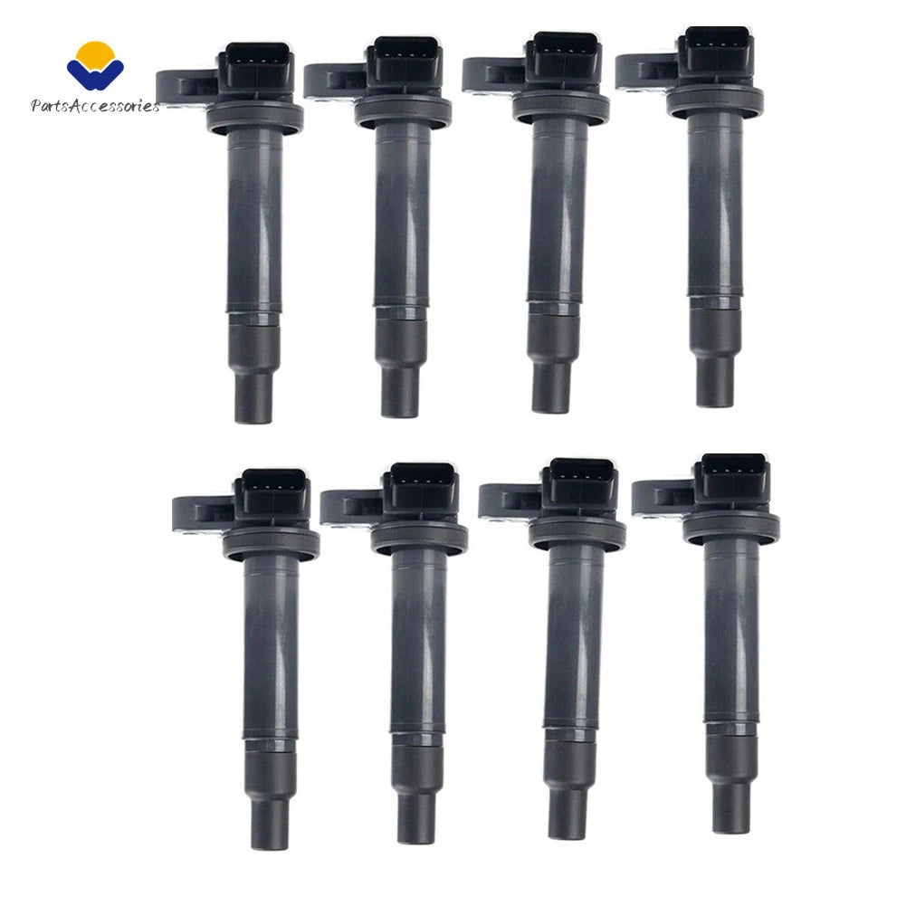 Set of 8 Ignition Coils for Toyota Tundra 4.7L V8 (2001–2009) 90919-02230