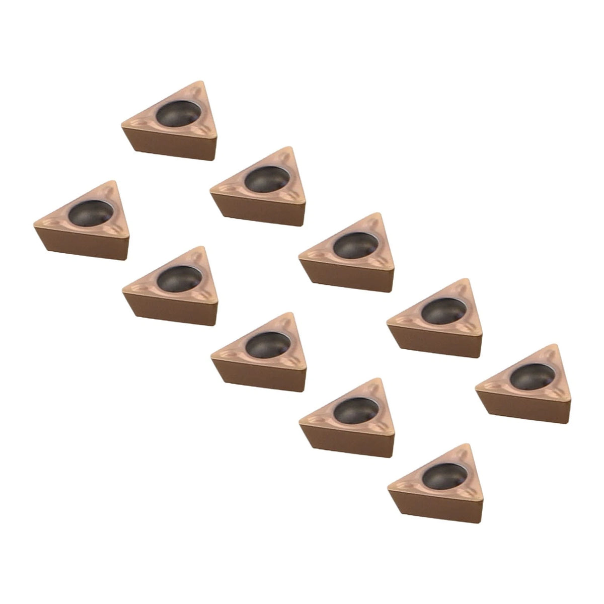 Carbide Turning Inserts Kit for Pneumatic Chamfering Machine (10 Pack)