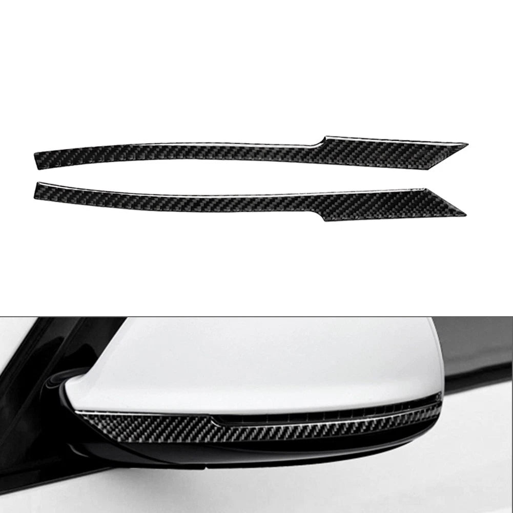 Carbon Fiber Rear View Mirror Trim for Audi Q5 (2009–2018), Q7 (2008–2015)