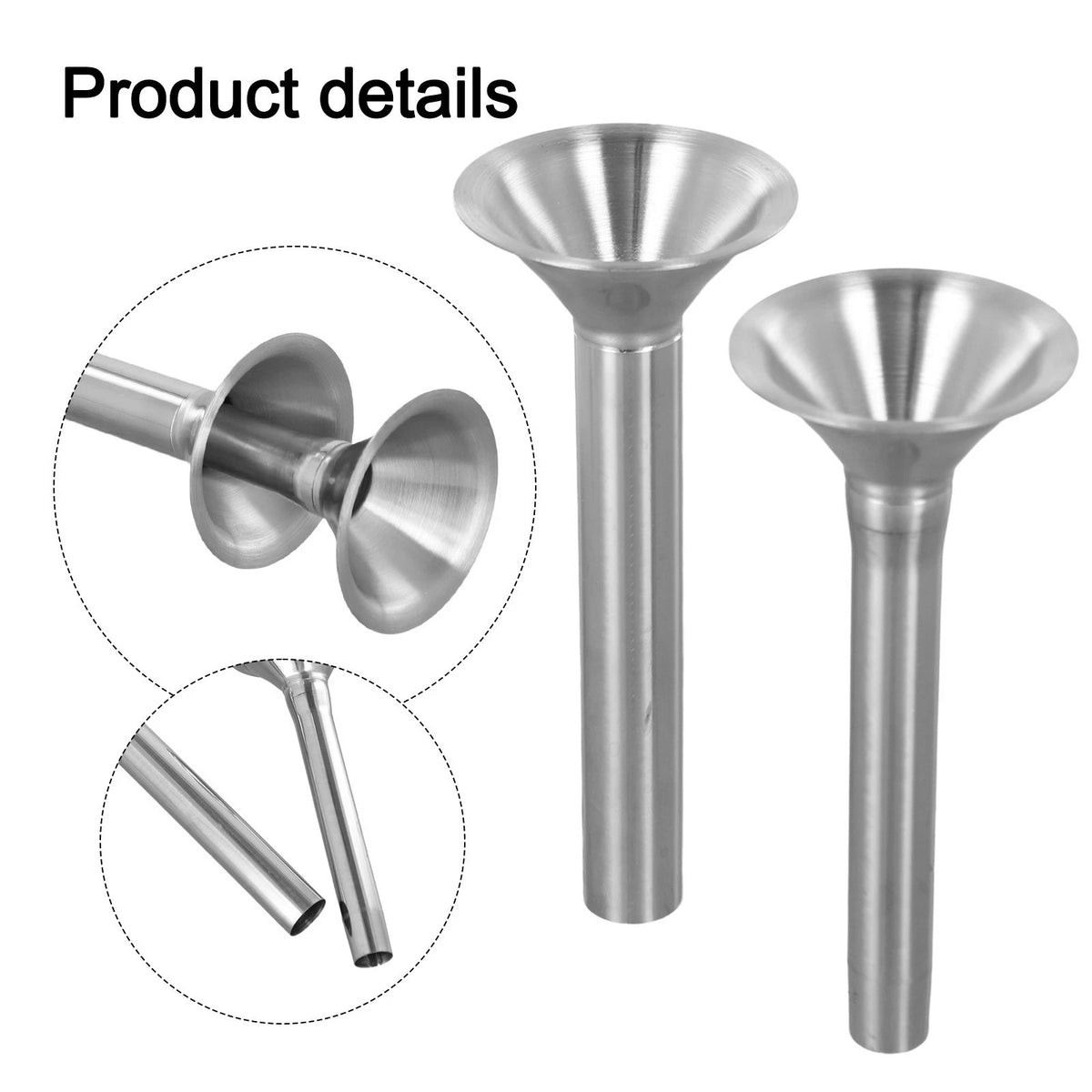 Stainless Steel Stuffer Tubes for Grinders (Compatible with )