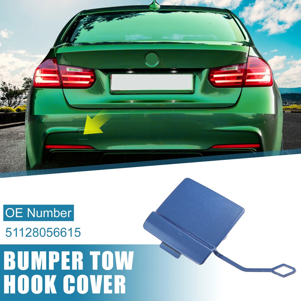 Rear Bumper Tow Hook Cover Cap Replacement for BMW 3 Series (2013–2018)