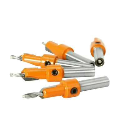 5pcs 10mm Countersink Set for Woodworking Pilot and Counterbore Holes