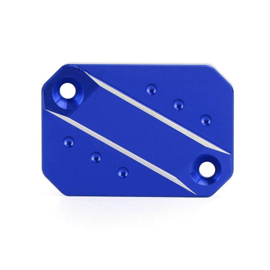 CNC Blue Front Brake Reservoir Cap Cover for Aprilia SR Max 300/250 (2011–2019)