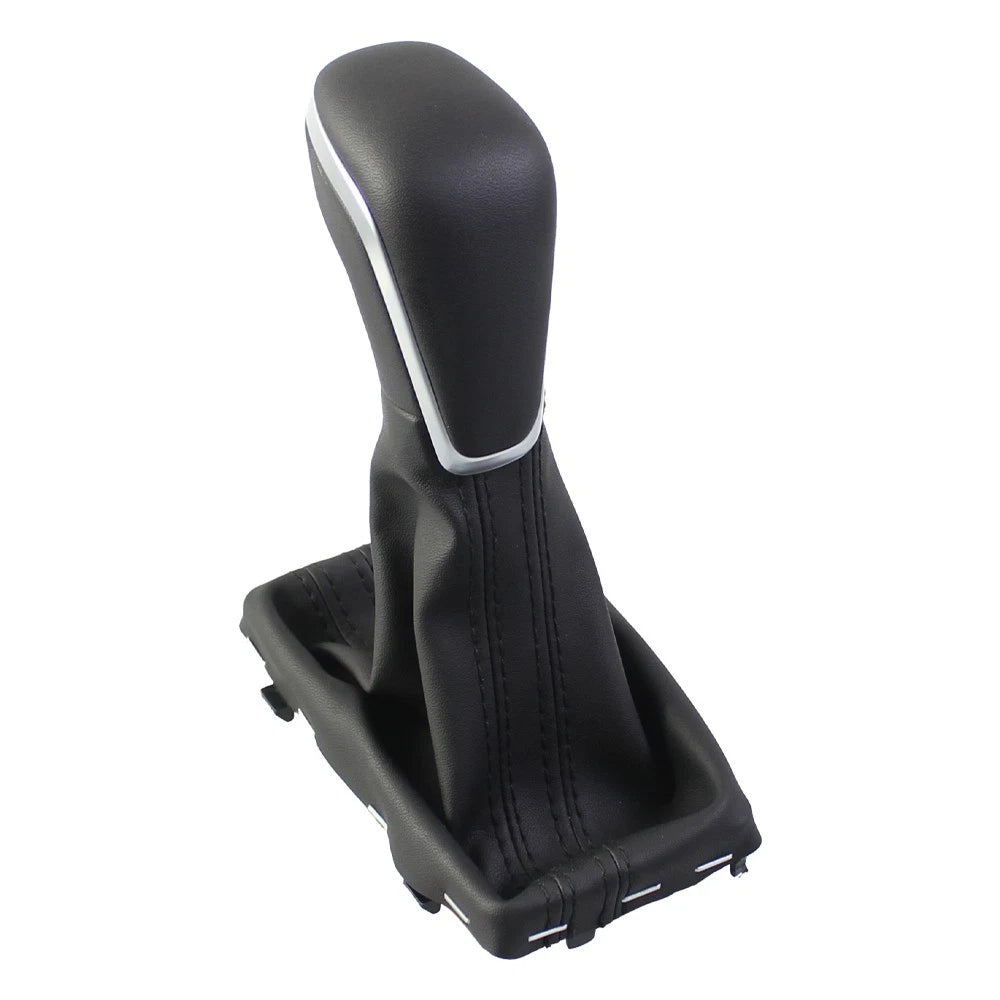 Gear Shift Knob Assembly Black Leather for Audi A6 A7 (2016–2018)