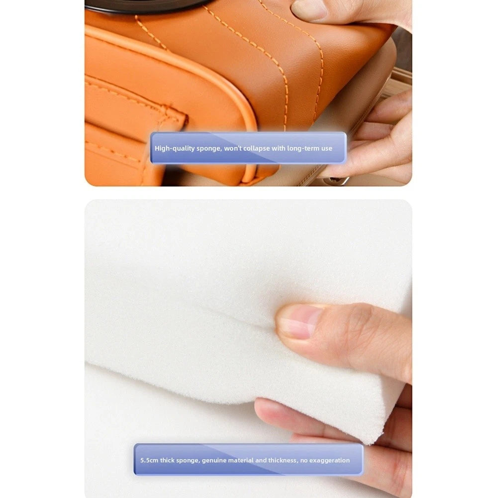 Armrest Pad Cover for - Leather, Side Storage