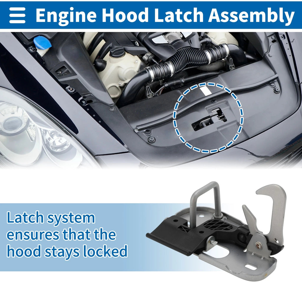 Hood Latch Assembly OEM Replacement for Volkswagen Passat B6 (2006–2011)