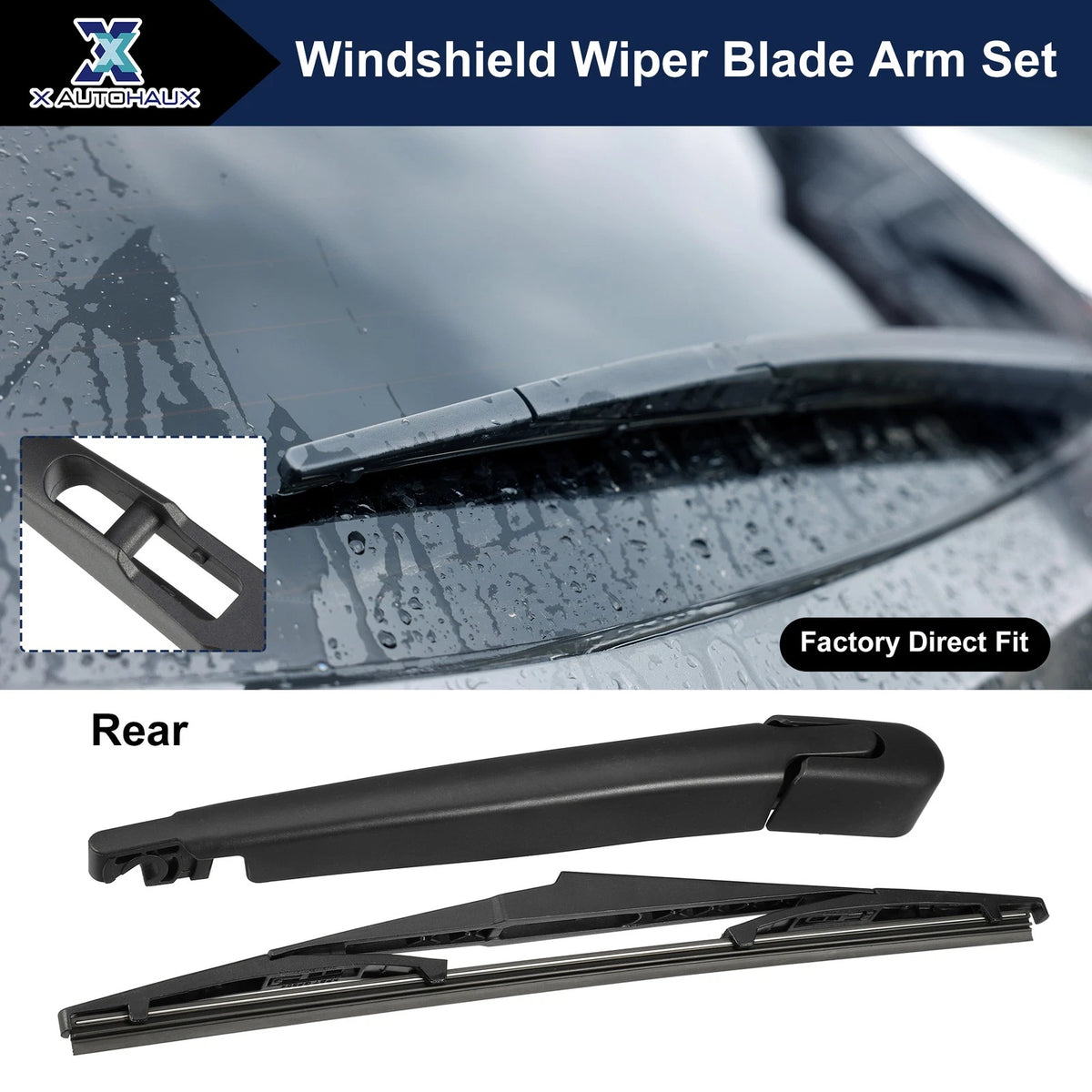 Rear Windshield Wiper Blade Arm Set for Kia Sorento (2016–2020)