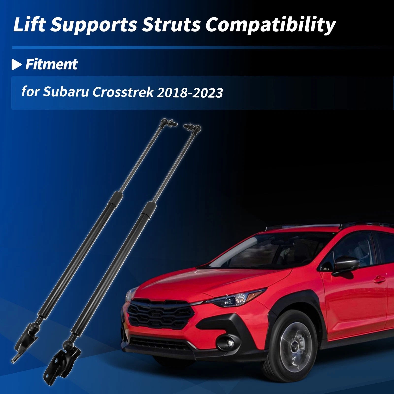 Tailgate Lift Supports Left OEM Replacement for Subaru Crosstrek (2018–2023)