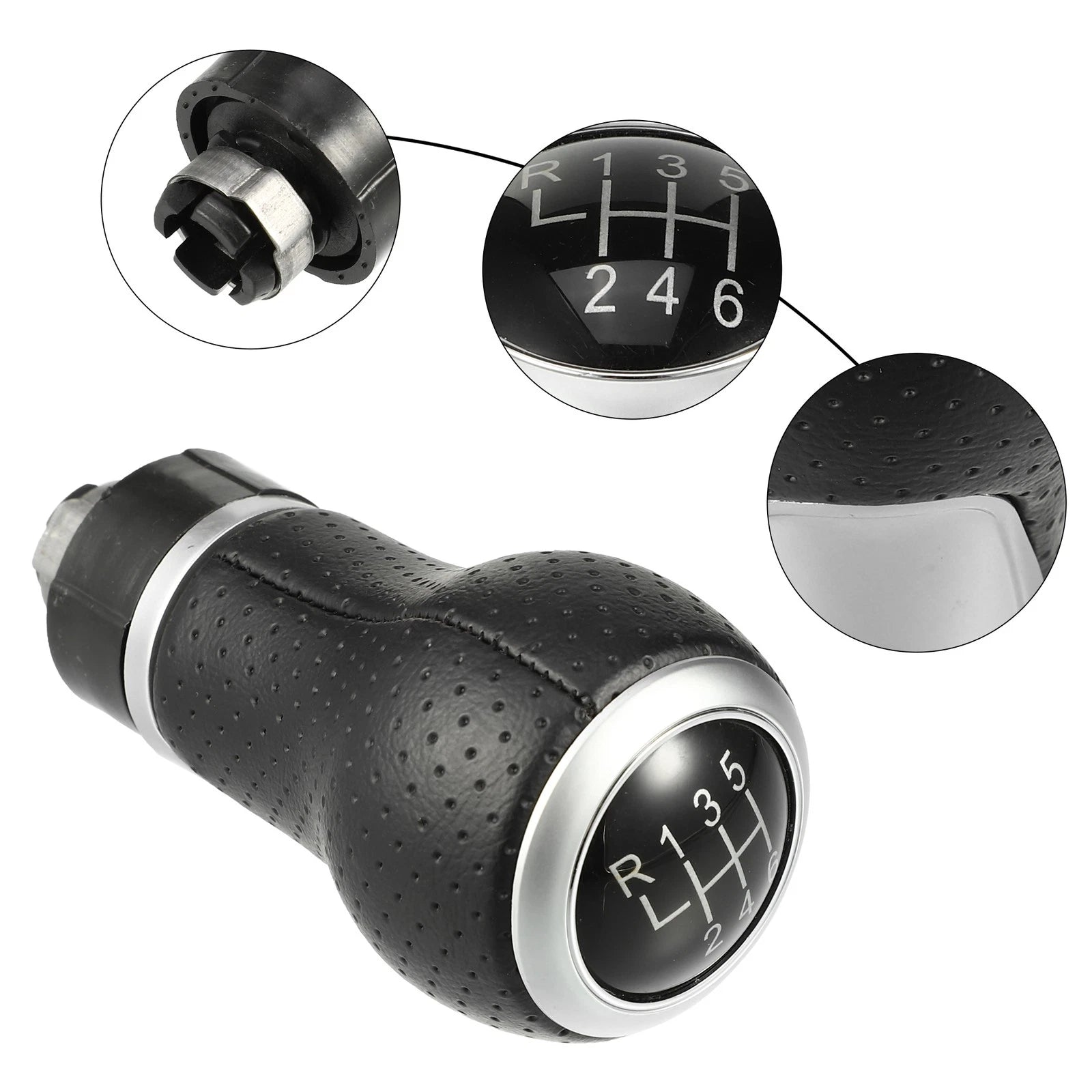 6 Speed Gear Shift Knob Head Replacement for Audi A3 (2003–2013)