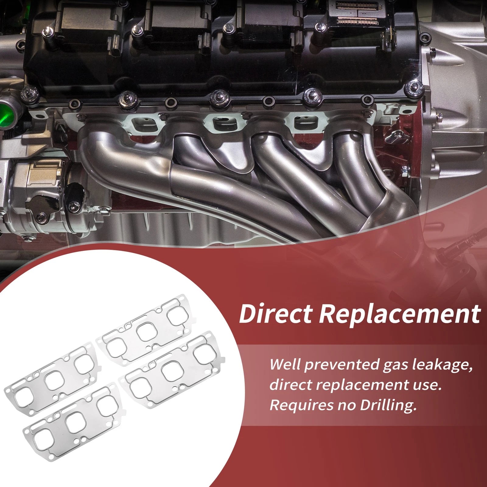 Exhaust Manifold Header Gasket Set for Audi A8 D3 (2003–2009)