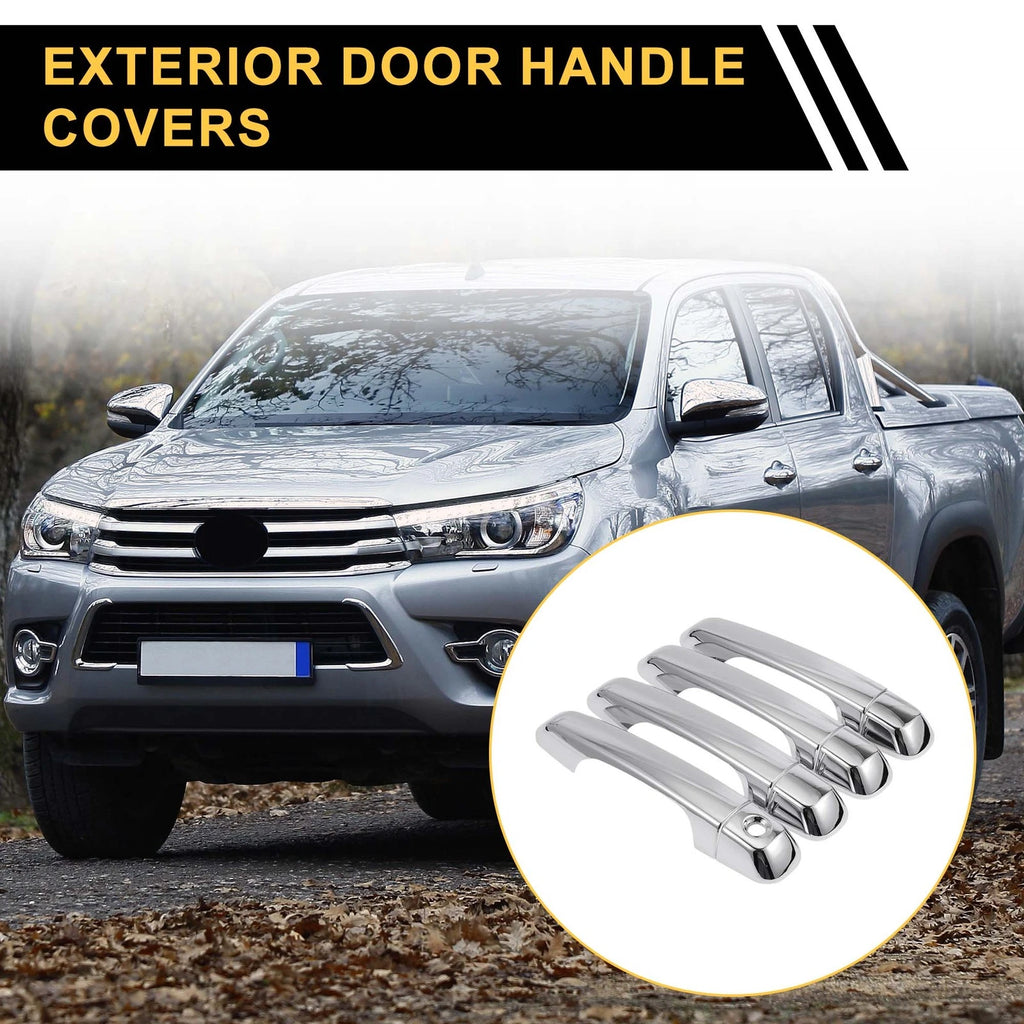 4PCS Exterior Door Handle Cover Replacement for Toyota 4Runner (2010–2015)