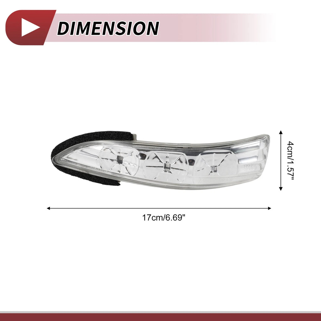 Turn Signal Side Mirror Light Replacement Left for Hyundai Genesis Coupe (2009–2014)