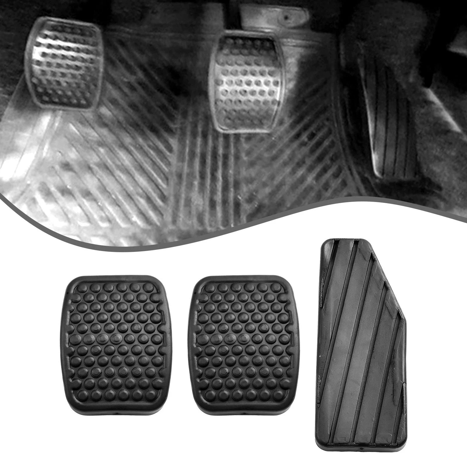 3X Non-slip Accelerator Pedal Pads for Suzuki