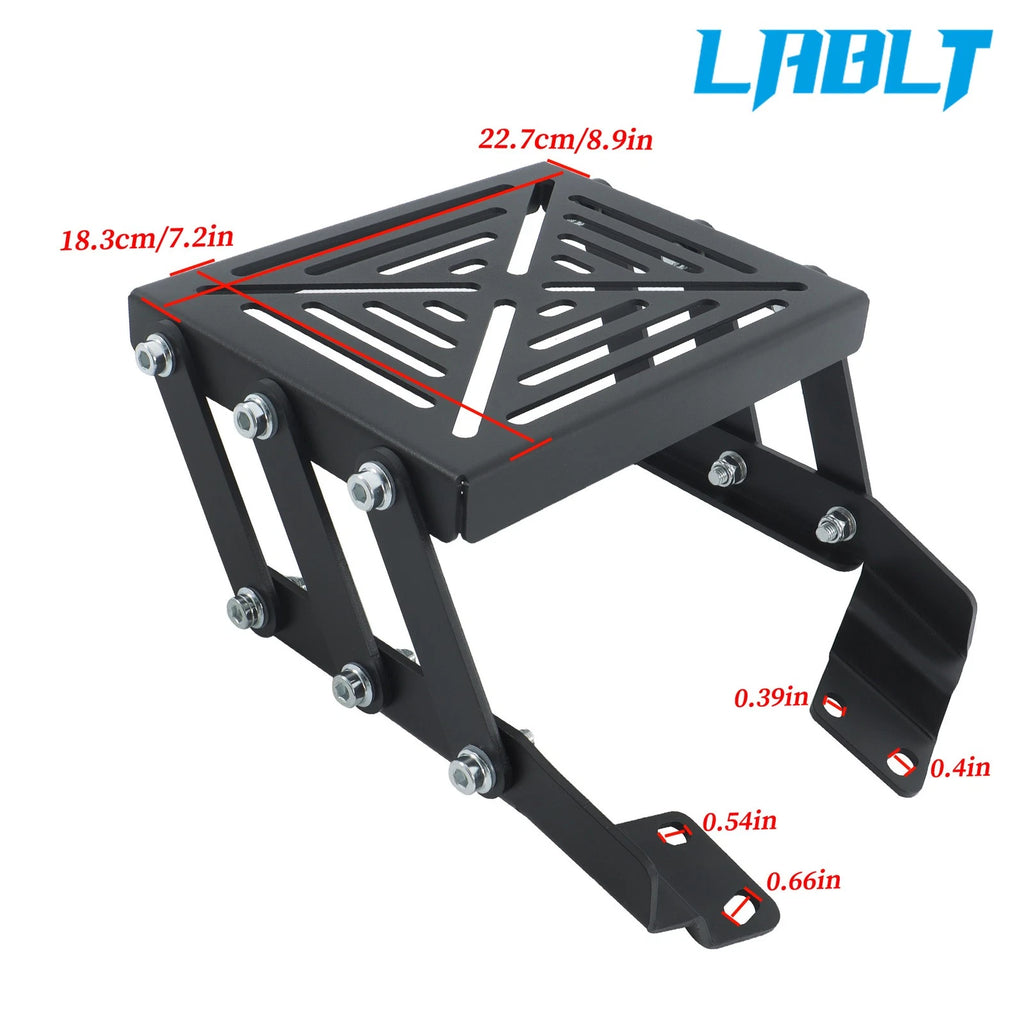 Tour Pack Trunk Mount for Motorcycle (Carbon Steel)
