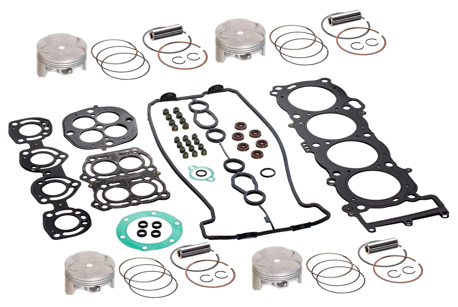 Top End Rebuild Piston Gasket Kit for Yamaha SX AR 212 FX Cruiser 1100 HO (2001–2007)